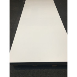 Volkern compact wit 305cm x 130cm dikte 3mm RAL 9010