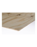 Underlayment rechte kanten kwaliteit C+/C afmeting 244cm x 122cm 9mm
