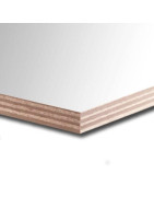 Okoume multiplex wit gegrond| 250cm x 122cm -12mm