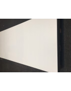 Volkern compact wit 305cm x 130cm dikte 6mm